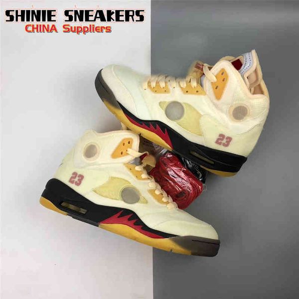 5 high off sail men shoes white fire red-muslin-black yellow metallic 5s sneakers original 7-13
5 high off sail men shoes white fire red-muslin-black yellow metallic 5s sneakers original 7-13
