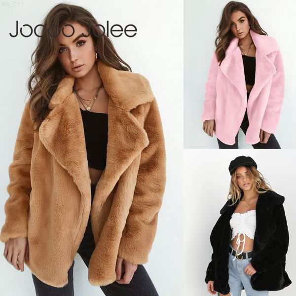 women winter thick warm plush jackets elegant vintage harajuku loose faux fur casual turn down collar coat overcoat streetwear t220716, Black
women winter thick warm plush jackets elegant vintage harajuku loose faux fur casual turn down collar coat overcoat streetwear t220716, Black