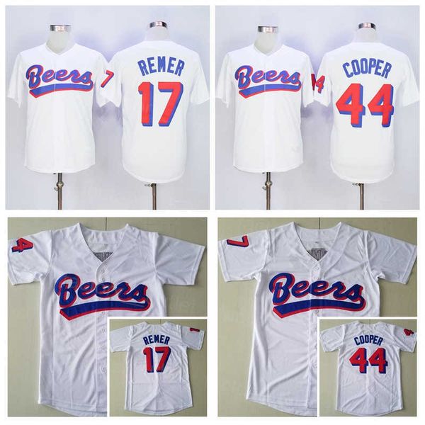men moive baseball beers 17 doug remer jersey 44 joe coop cooper white team color embroidery and sewing cool base vintage breathable for spo, Black
men moive baseball beers 17 doug remer jersey 44 joe coop cooper white team color embroidery and sewing cool base vintage breathable for spo, Black