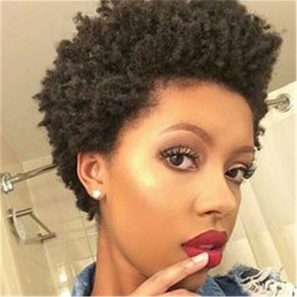 human hair wigs for women 100% unprocessed brazilian virgin short curly none lace front wig natural black color afro kinky wig, Black;brown
human hair wigs for women 100% unprocessed brazilian virgin short curly none lace front wig natural black color afro kinky wig, Black;brown