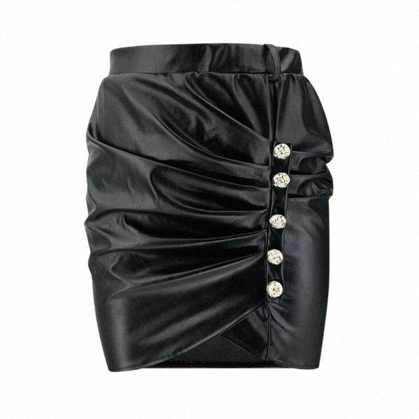 skirts women pu leather pencil skirt female party clubwear ladies slim buttons draped high waist mini solid sundress g8qx#, Black
skirts women pu leather pencil skirt female party clubwear ladies slim buttons draped high waist mini solid sundress g8qx#, Black