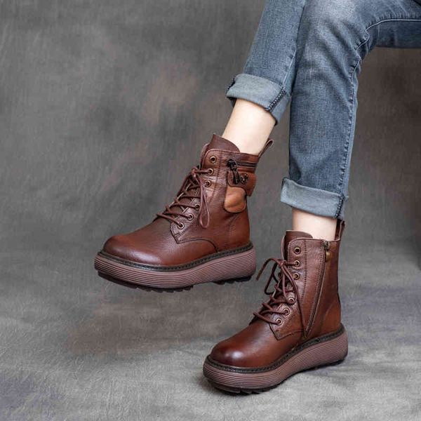 boots autumn cowhide british style round head side zipper thick soled martin boots slope heel single short vbwg, Black
boots autumn cowhide british style round head side zipper thick soled martin boots slope heel single short vbwg, Black