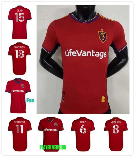 2022 real soccer jerseys fans player version salt kreilach wood ruiz meram cordova glad macmath lake home red football shirt herrera short s, Black;yellow
2022 real soccer jerseys fans player version salt kreilach wood ruiz meram cordova glad macmath lake home red football shirt herrera short s, Black;yellow