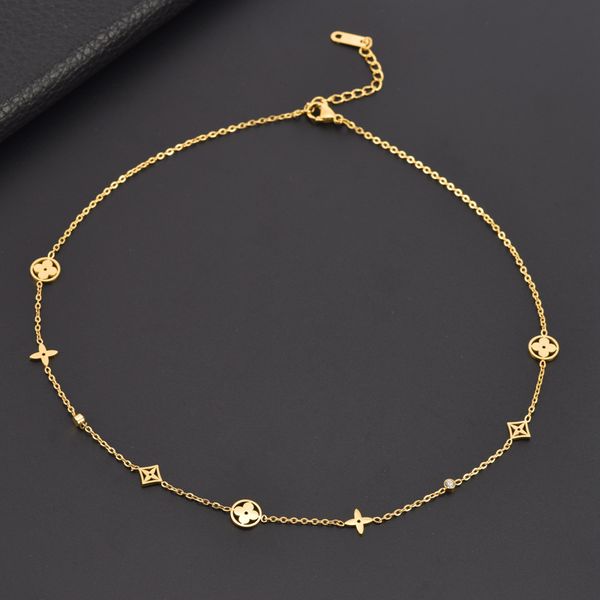 elegant brand clover pendant stainless steel necklace bracelet for gift, Golden;silver
elegant brand clover pendant stainless steel necklace bracelet for gift, Golden;silver