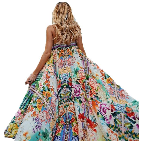 casual dresses boho summer dress women floral printed strapless slip maxi party holiday vocation wear beachwear sundress, Black;gray
casual dresses boho summer dress women floral printed strapless slip maxi party holiday vocation wear beachwear sundress, Black;gray