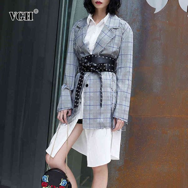 streetwear plaid blazer for women notched long sleeve patchwork tassel casual blazers female fashion clothing 210507, White;black
streetwear plaid blazer for women notched long sleeve patchwork tassel casual blazers female fashion clothing 210507, White;black