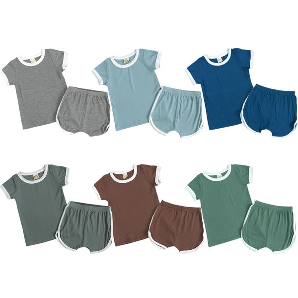 kids designer clothes girls summer pajamas set child soft fashion short sleeve pants suits cotton t-shirts shorts casual outfits patchwork, White
kids designer clothes girls summer pajamas set child soft fashion short sleeve pants suits cotton t-shirts shorts casual outfits patchwork, White
