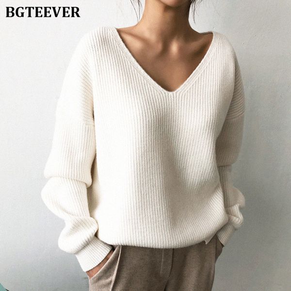 casual v-neck long sleeve loose women pullover sweaters 2022 autumn winter chic irregular hem female knitting jumpers, White;black
casual v-neck long sleeve loose women pullover sweaters 2022 autumn winter chic irregular hem female knitting jumpers, White;black
