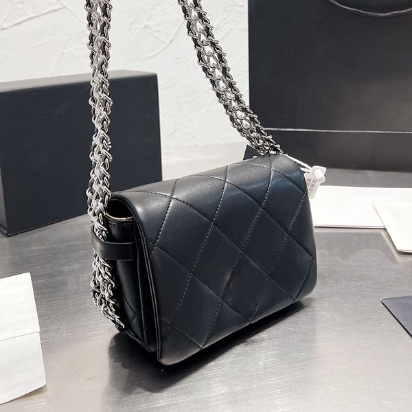 france womens classic mini flap quilted bags calfskin underarm silver metal chain shoulder handbag large capacity outdoor sacoche purse 18x1
france womens classic mini flap quilted bags calfskin underarm silver metal chain shoulder handbag large capacity outdoor sacoche purse 18x1
