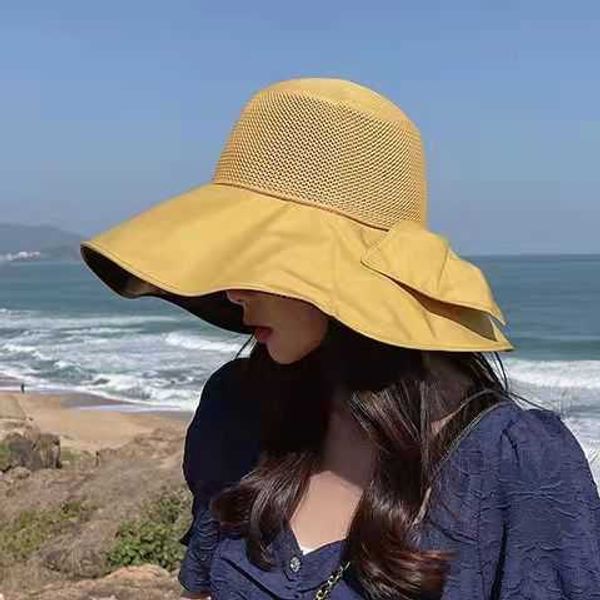 hat new sunscreen women's summer black glue sunshade hat with large brim anti ultraviolet outdoor beach hat, Blue;gray
hat new sunscreen women's summer black glue sunshade hat with large brim anti ultraviolet outdoor beach hat, Blue;gray