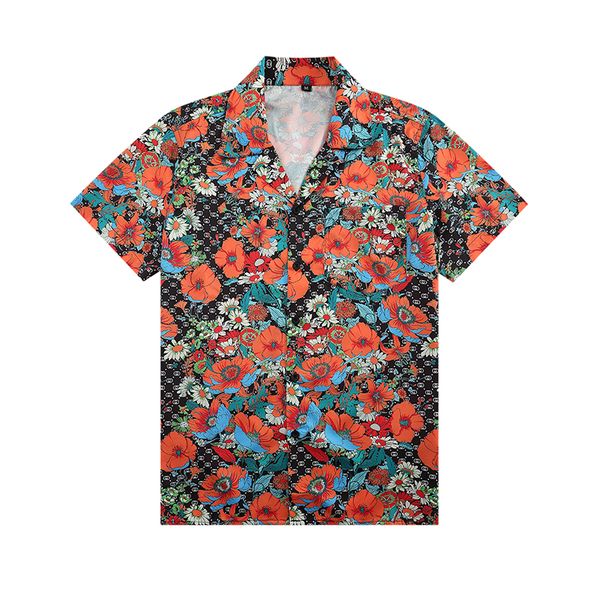 2022 mens casual shirts floral printed short sleeve dress shirt trendy womens blouse luxury designer bowling shirt, White;black
2022 mens casual shirts floral printed short sleeve dress shirt trendy womens blouse luxury designer bowling shirt, White;black