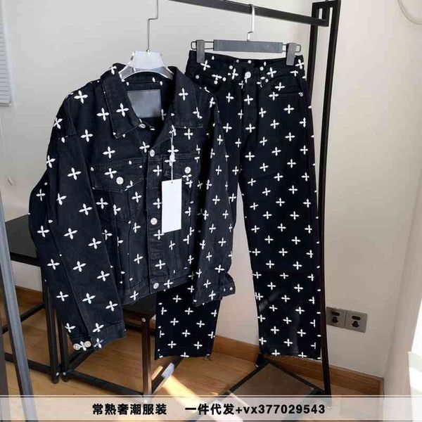 high-quality women's clothing independent designer brand smfk same midnight garden denim jacket single breasted cross over printed wash, Black;brown
high-quality women's clothing independent designer brand smfk same midnight garden denim jacket single breasted cross over printed wash, Black;brown