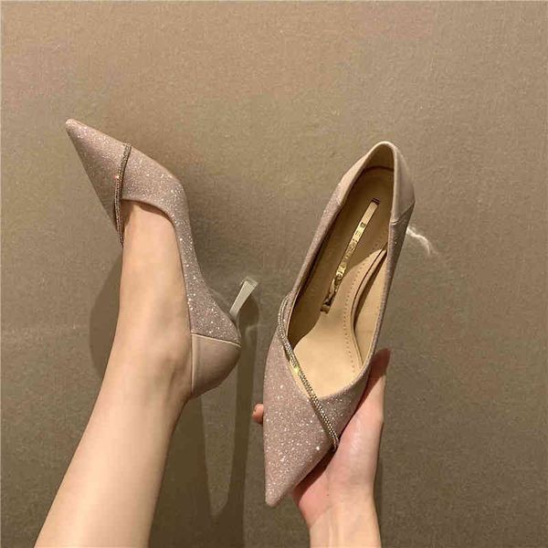 sandals autumn high heels design sense of minority temperament women's thin wedding shoes dress shallow mouth single eesb, Black
sandals autumn high heels design sense of minority temperament women's thin wedding shoes dress shallow mouth single eesb, Black