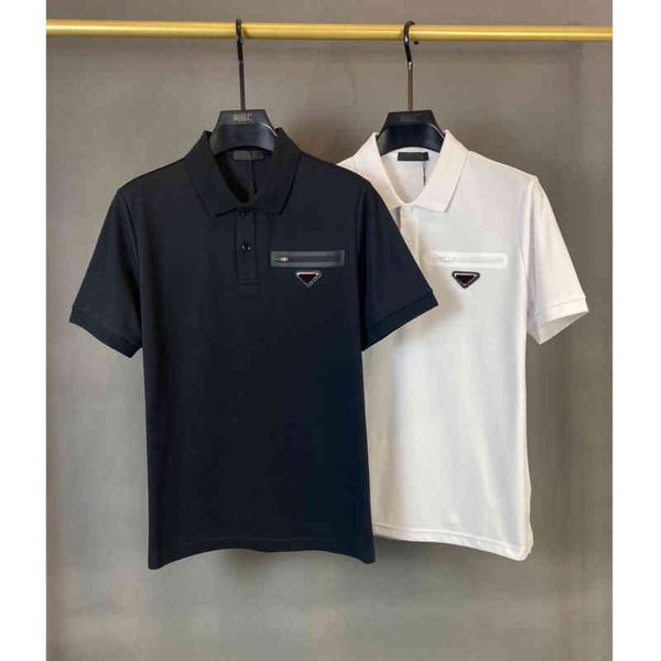 version european mens polos brand p t shirts luxury designer t-shirts male minimalist triangle iron card classic commuter tees rn2a, White;black
version european mens polos brand p t shirts luxury designer t-shirts male minimalist triangle iron card classic commuter tees rn2a, White;black