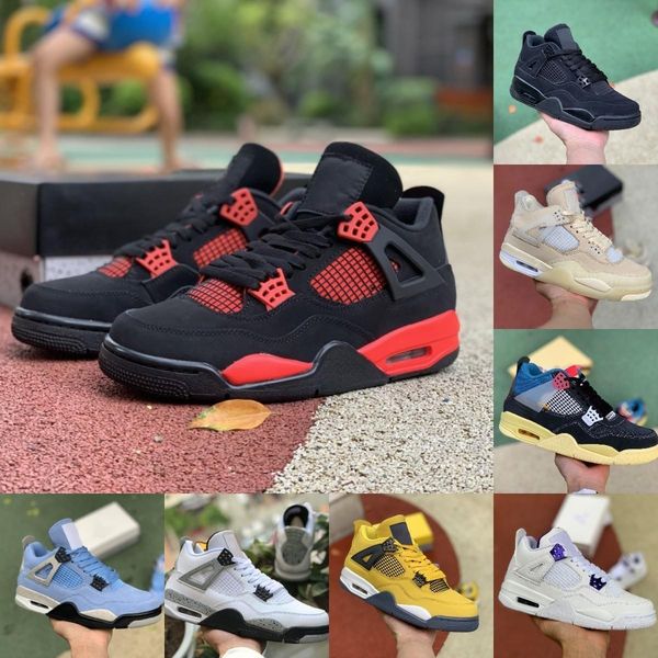 2022 sandals lightning 4 4s mens basketball shoes jumpman university blue red thunder black cement cat cream sail white oreo bred what the p
2022 sandals lightning 4 4s mens basketball shoes jumpman university blue red thunder black cement cat cream sail white oreo bred what the p