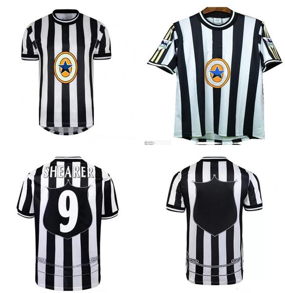 1997 1999 retro soccer jerseys geordie 97 98 99 #9 shearer home black white football shirts fc classic retro short sleeve uniforms, Black;yellow
1997 1999 retro soccer jerseys geordie 97 98 99 #9 shearer home black white football shirts fc classic retro short sleeve uniforms, Black;yellow