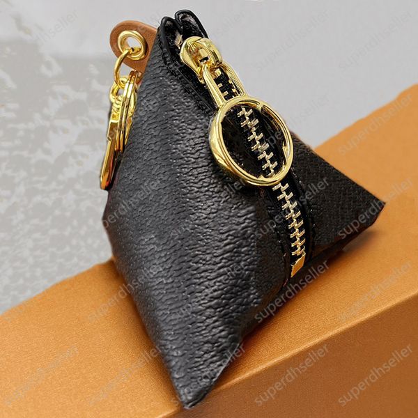 designer bag cute triangle wallet coin purse fashion women keychain artistic charms pendant mini wallets leather purses 4 colors
designer bag cute triangle wallet coin purse fashion women keychain artistic charms pendant mini wallets leather purses 4 colors