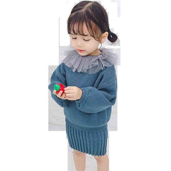 baby girl clothes mesh neck girls clothing sweater knitted skirt clothes for girls spring autumn children's clothes 210412, White
baby girl clothes mesh neck girls clothing sweater knitted skirt clothes for girls spring autumn children's clothes 210412, White
