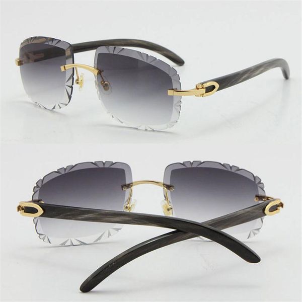 rimless original marbled black buffalo horn sunglasses t8200762 diamond cut carved lens large square sun glasses whole 286e, White;black
rimless original marbled black buffalo horn sunglasses t8200762 diamond cut carved lens large square sun glasses whole 286e, White;black