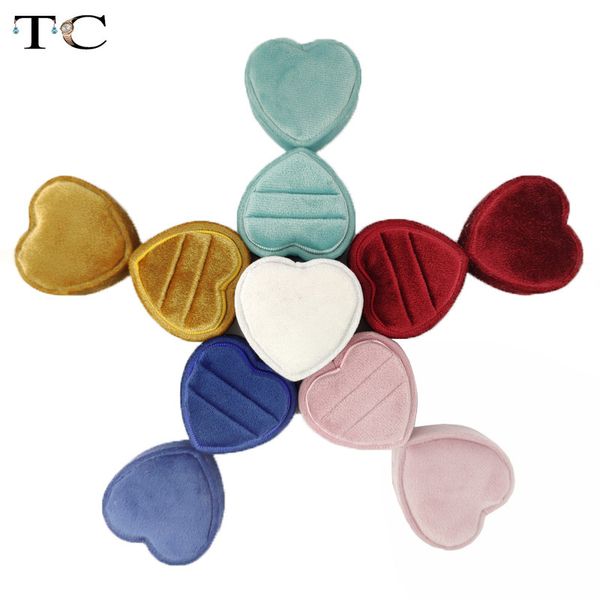 wedding ring display woman gift earrings packaging heart shape velvet jewelry box double rings storage box ear studs holder cx220418
wedding ring display woman gift earrings packaging heart shape velvet jewelry box double rings storage box ear studs holder cx220418