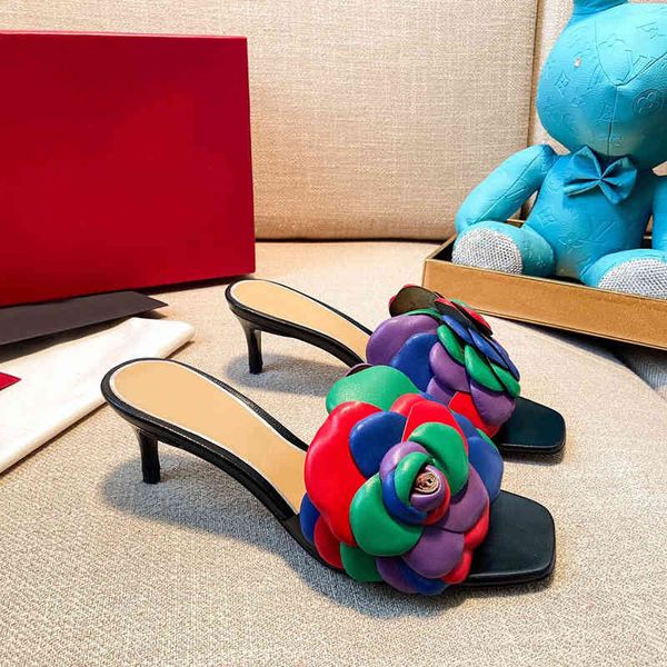 sandals camellia mid heel half slipper summer wear thin heel high heels fashion sandals women, Black
sandals camellia mid heel half slipper summer wear thin heel high heels fashion sandals women, Black