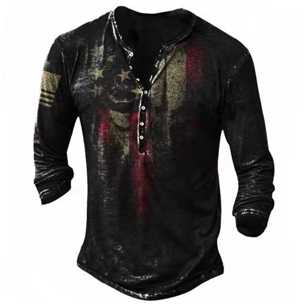 fashion spring autumn t-shirt men skull head print clothes plus size comfortable vintage v-neck buttons long sleeve male t-shirt 220421, White;black
fashion spring autumn t-shirt men skull head print clothes plus size comfortable vintage v-neck buttons long sleeve male t-shirt 220421, White;black