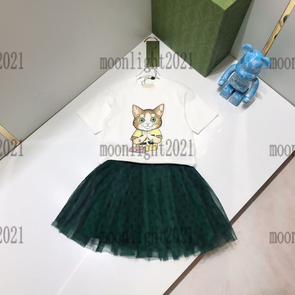 22ss summer girls white t shirts with green mesh skirts 2 pieces sets round neck t-shirt small fresh skirt brand designer embroidery t-shirt
22ss summer girls white t shirts with green mesh skirts 2 pieces sets round neck t-shirt small fresh skirt brand designer embroidery t-shirt