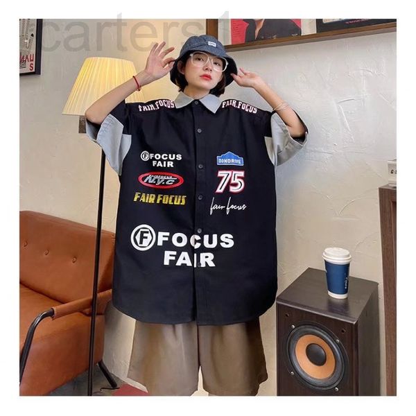 men's casual shirts designer shut american character collision color vintage baseball jacket trendy and women's couple 8k9i, White;black
men's casual shirts designer shut american character collision color vintage baseball jacket trendy and women's couple 8k9i, White;black