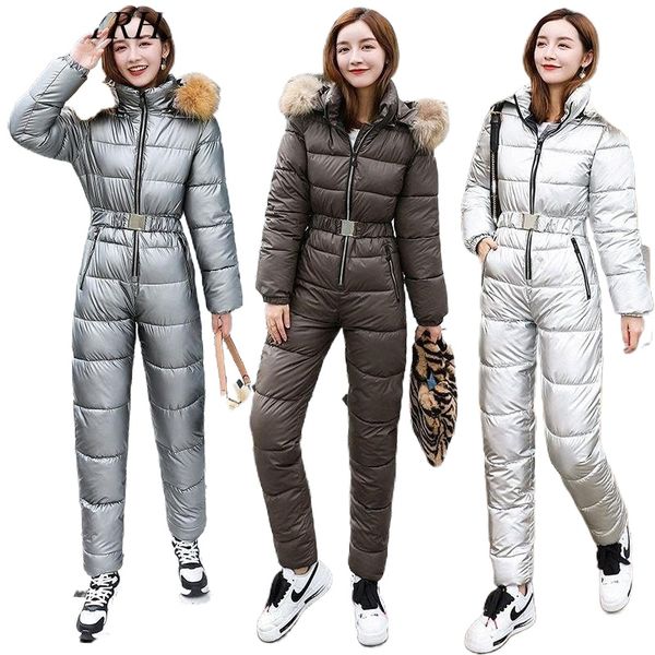 women's down & parkas -20 degrees warm one piece jumpsuit women outfit ski suit jacket winter parka female hooded bodysuit overalls tra, Black
women's down & parkas -20 degrees warm one piece jumpsuit women outfit ski suit jacket winter parka female hooded bodysuit overalls tra, Black