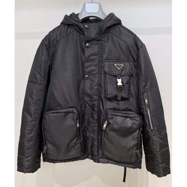 designer black hooded jacket luxury quality nylon multi pocket zipper warm jacket straight loose fit men's high end casual men's, Black;brown
designer black hooded jacket luxury quality nylon multi pocket zipper warm jacket straight loose fit men's high end casual men's, Black;brown