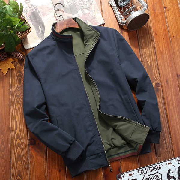 men's jackets windbreaker double-sided wear men baseball pilot bomber stand collar jacket hip hop streetwear coat solid color y2302, Black;brown
men's jackets windbreaker double-sided wear men baseball pilot bomber stand collar jacket hip hop streetwear coat solid color y2302, Black;brown