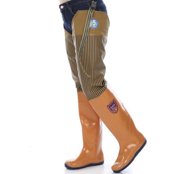 over-the-knee waterproof rain boots non-slip hard-wearing soft sole fishing boots rain shoes, Black;red
over-the-knee waterproof rain boots non-slip hard-wearing soft sole fishing boots rain shoes, Black;red