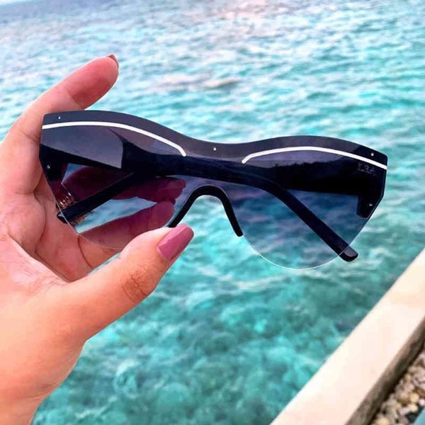 star fashion personality one piece ski cat's eye sunglass female bb0004s, White;black
star fashion personality one piece ski cat's eye sunglass female bb0004s, White;black