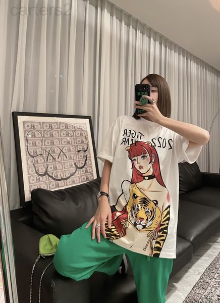 women's t-shirt designer 22 spring and summer new cute tiger series animation beauty tiger print loose short sleeve casual t-shirt yovm, White
women's t-shirt designer 22 spring and summer new cute tiger series animation beauty tiger print loose short sleeve casual t-shirt yovm, White