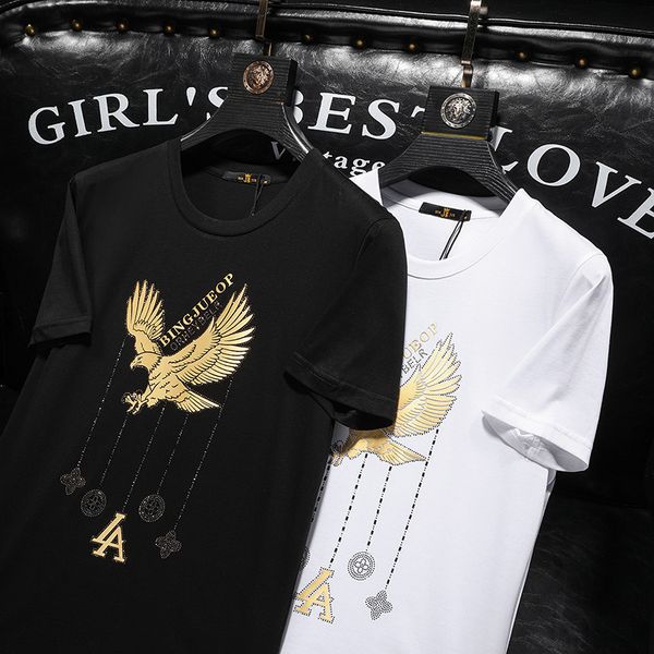 men's t-shirts designer 1037 lily's summer mercerized cotton short sleeve t-shirt base shirt jgdr2022, White;black
men's t-shirts designer 1037 lily's summer mercerized cotton short sleeve t-shirt base shirt jgdr2022, White;black