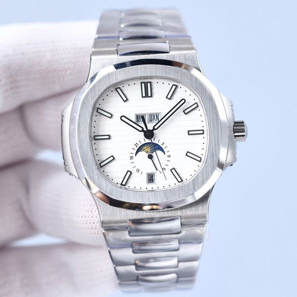 watches wristwatches classic mens watch mechanical automatic sapphire waterproof 40mm wristwatch montre de luxe business, Silver
watches wristwatches classic mens watch mechanical automatic sapphire waterproof 40mm wristwatch montre de luxe business, Silver