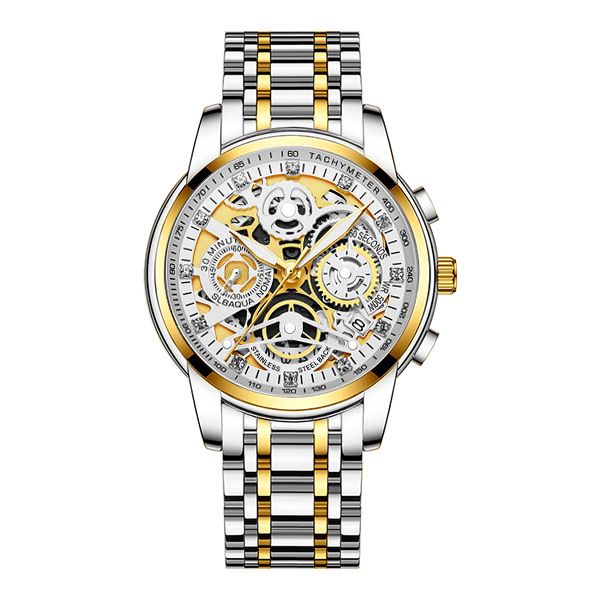 wristwatches nektom men's watch skeleton luminous waterproof steel band quartz watch, Slivery;brown
wristwatches nektom men's watch skeleton luminous waterproof steel band quartz watch, Slivery;brown