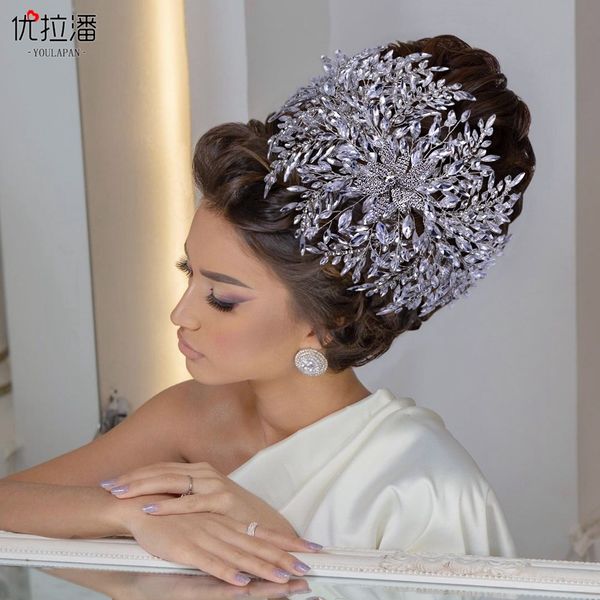 luxurious diamond tiara baroque crystal bridal headwear crown rhinestone with wedding jewelry hair accessories bridal crowns headpieces hp42, Silver
luxurious diamond tiara baroque crystal bridal headwear crown rhinestone with wedding jewelry hair accessories bridal crowns headpieces hp42, Silver