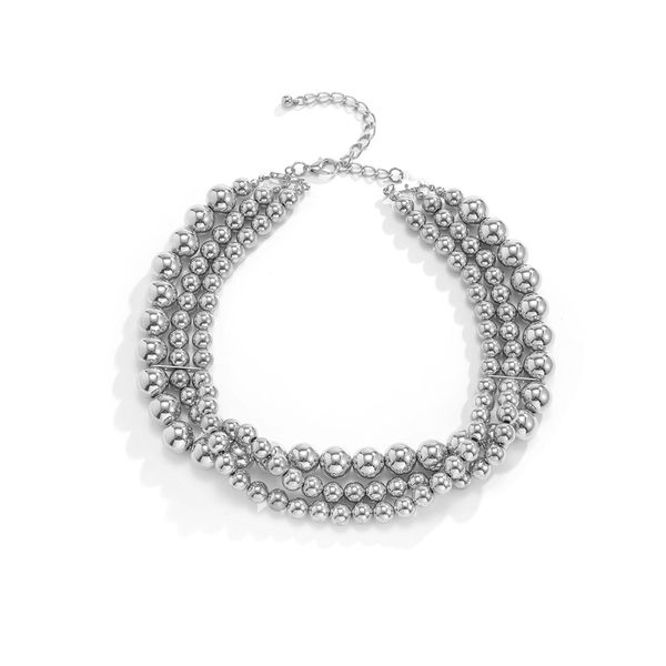 chokers hip hop big ccb ball beaded short choker necklace for women punk layered beads chain 2022 fashion jewelry ladies collar, Golden;silver
chokers hip hop big ccb ball beaded short choker necklace for women punk layered beads chain 2022 fashion jewelry ladies collar, Golden;silver