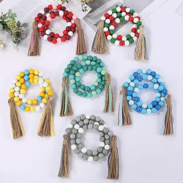 wall decor natural wooden bead chain with tassel garland northern europe nursery home décor hand made wood farmhouse decoration
wall decor natural wooden bead chain with tassel garland northern europe nursery home décor hand made wood farmhouse decoration