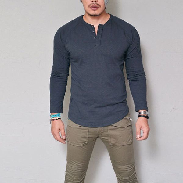 men's t-shirts autumn spring round neck solid color button long-sleeved t-shirt pullover bottoming tees youth casual polos s-4xl high-q, White;black
men's t-shirts autumn spring round neck solid color button long-sleeved t-shirt pullover bottoming tees youth casual polos s-4xl high-q, White;black