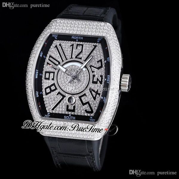 vanguard classic v45 miyota 8215 automatic mens watch diamonds case paved dimaond dial black big number markers gummy strap iced out jewelry, Slivery;brown
vanguard classic v45 miyota 8215 automatic mens watch diamonds case paved dimaond dial black big number markers gummy strap iced out jewelry, Slivery;brown