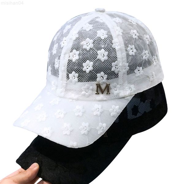brand summer lace hat cotton baseball cap for women breathable mesh girls snapback hip hop fashion female caps adjustable y220716, Blue;gray
brand summer lace hat cotton baseball cap for women breathable mesh girls snapback hip hop fashion female caps adjustable y220716, Blue;gray