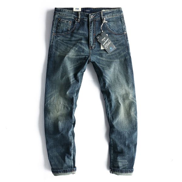 spring blue moustache effect washed old jeans men's fashion elastic slim straight pants simple young men's pencil pants, Black
spring blue moustache effect washed old jeans men's fashion elastic slim straight pants simple young men's pencil pants, Black