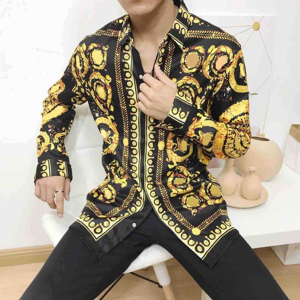 2021 mens shirt luxury designer fashion trend wear long sleeve business casual brand spring slimming -3xl#01, White;black
2021 mens shirt luxury designer fashion trend wear long sleeve business casual brand spring slimming -3xl#01, White;black