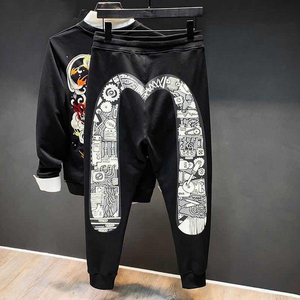 luxury designer summer fashion baofushen pants men's fashion brand big m mechanical pants loose sports men and women lovers casual legg, Black
luxury designer summer fashion baofushen pants men's fashion brand big m mechanical pants loose sports men and women lovers casual legg, Black