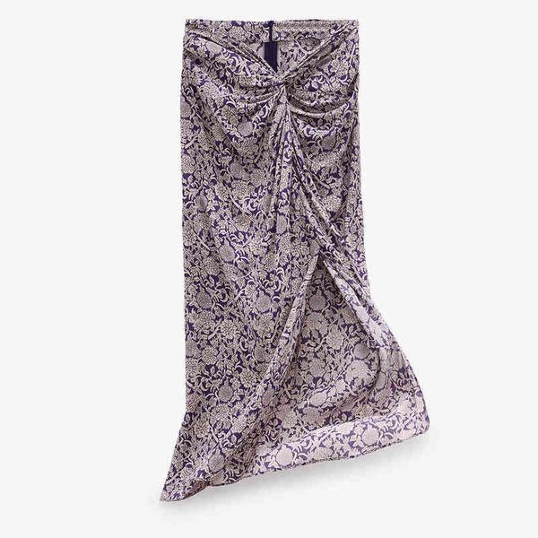 za vintage slim high waisted skirts women fashion printed knot skirt elegant draped split mid calf female ladies 210513, Black
za vintage slim high waisted skirts women fashion printed knot skirt elegant draped split mid calf female ladies 210513, Black