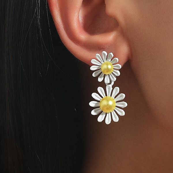 stud design fashion jewelry big double daisy flower earring for women summer style party wedding exaggerated earrings accessories, Golden;silver
stud design fashion jewelry big double daisy flower earring for women summer style party wedding exaggerated earrings accessories, Golden;silver