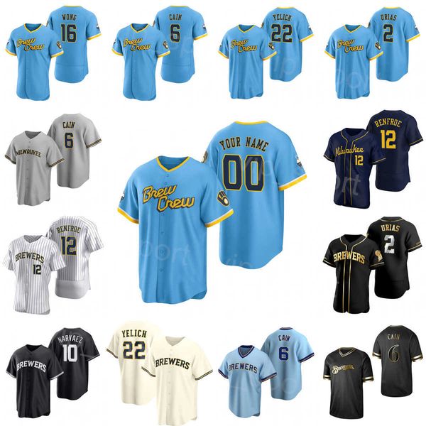 new baseball city connect 6 lorenzo cain jersey 16 kolten wong 10 omar narvaez 22 christian yelich 2 luis urias 12 hunter renfroe flexbase c, Blue;black
new baseball city connect 6 lorenzo cain jersey 16 kolten wong 10 omar narvaez 22 christian yelich 2 luis urias 12 hunter renfroe flexbase c, Blue;black