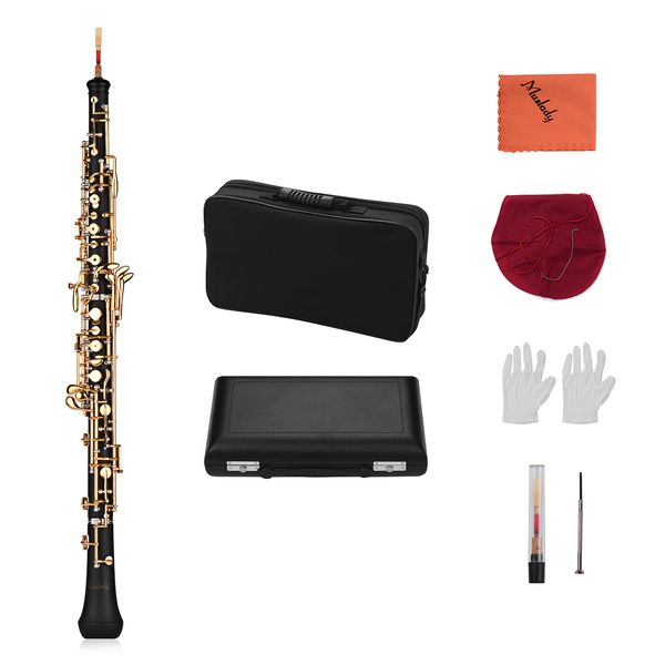 professional oboe c key semi-automatic style silver-plated keys with oboe reed gloves leather case woodwind instrument
professional oboe c key semi-automatic style silver-plated keys with oboe reed gloves leather case woodwind instrument